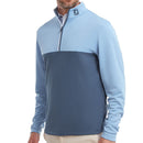FootJoy Colour Block Chill Out 1/4 Zip Pullover - Dusk Blue/Ink
