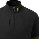 FootJoy Colour Block Full Zip Chillout Pullover - Black/Olive