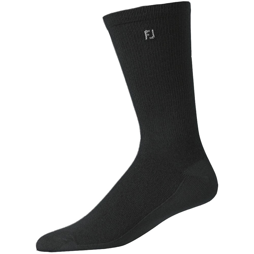 FootJoy ComfortSof Crew Socks (3 Pack) Black