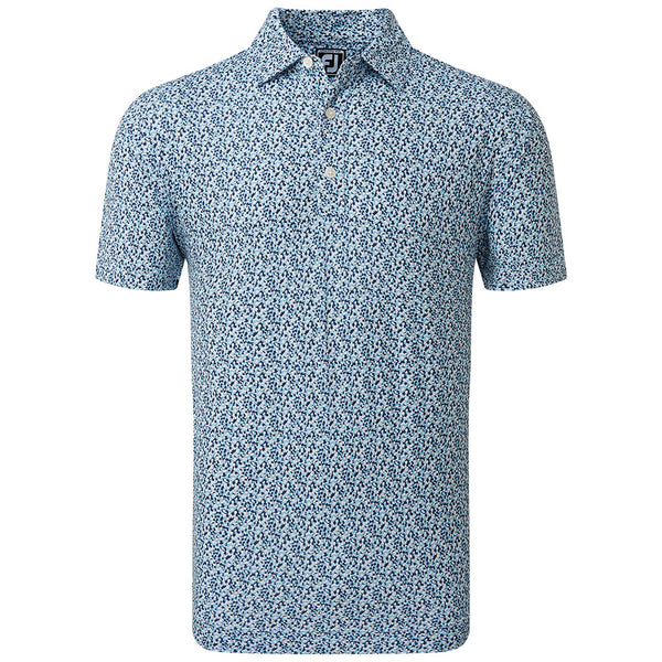 FootJoy Confetti Print Polo Shirt - True Blue