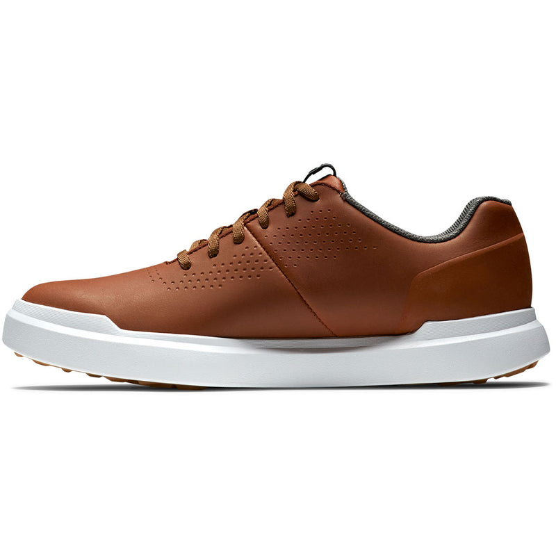 FootJoy Contour Casual Spikeless Waterproof Shoes - Tan