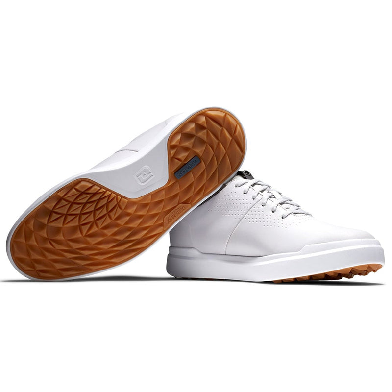 FootJoy Contour Casual Spikeless Waterproof Shoes - White