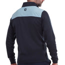 FootJoy Contrast Chill-Out Xtreme 1/4 Zip Pullover - Navy/Sky