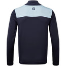 FootJoy Contrast Chill-Out Xtreme 1/4 Zip Pullover - Navy/Sky