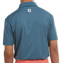 FootJoy Diamond Dot Print Lisle Polo Shirt - Ink/White