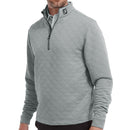 FootJoy Diamond Jacquard 1/4 Zip Pullover - Grey/Charcoal