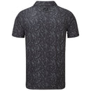 FootJoy Digital Camo Print Lisle Polo Shirt - Black