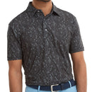FootJoy Digital Camo Print Lisle Polo Shirt - Black