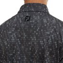 FootJoy Digital Camo Print Lisle Polo Shirt - Black