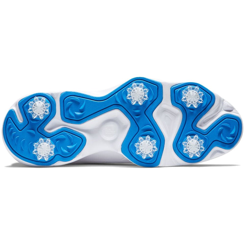 FootJoy eComfort Spiked Waterproof Shoes - White/Grey