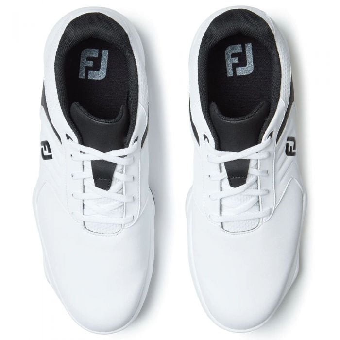FootJoy eComfort Spiked Shoes - White/Black