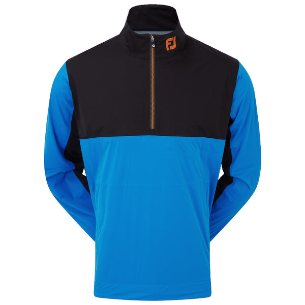 FootJoy HydroKnit 1/2 Zip Waterproof Jacket - Sapphire/Black/Orange