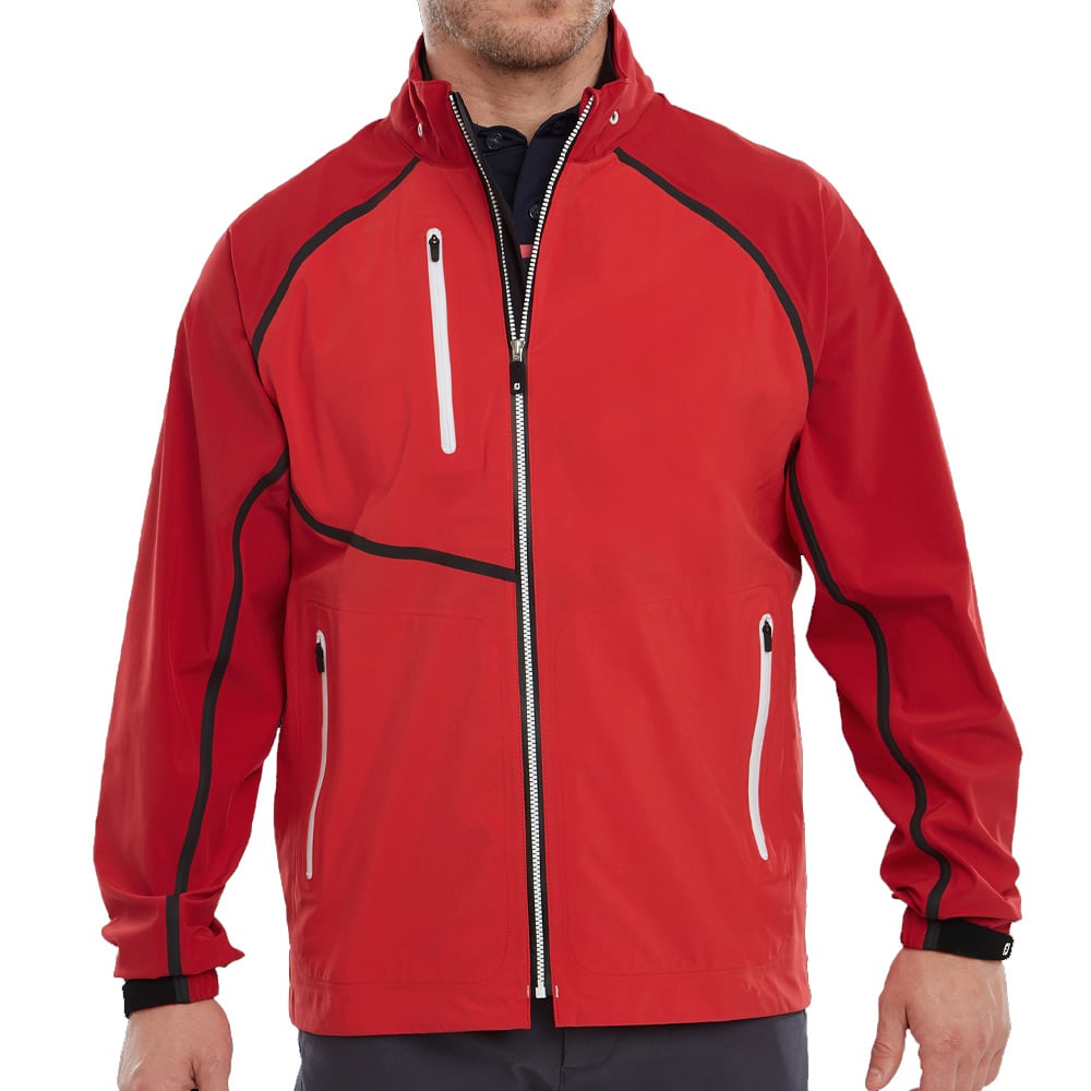 FootJoy FJ HydroTour Waterproof Jacket Red Tonal