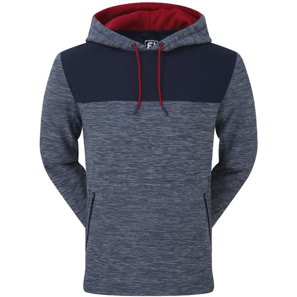 FootJoy FJ Thermal Hoodie - Navy Spacedye/Navy/Red