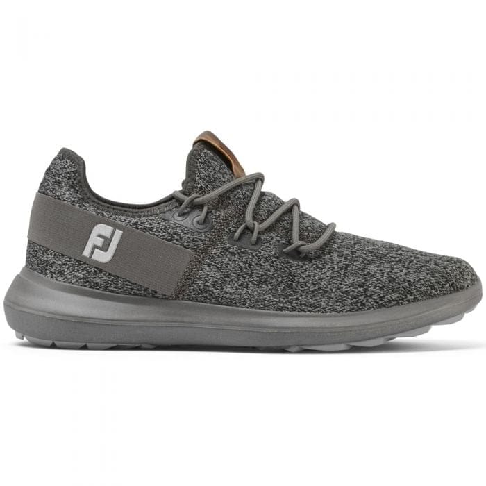 Flex Coastal Spikeless Shoes Black Charcoal