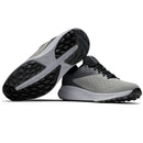 FootJoy Flex XP Spikeless Waterproof Shoes - Grey/White/Black
