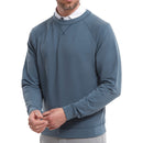 FootJoy French Terry Crew Neck Sweater - Heather Ink