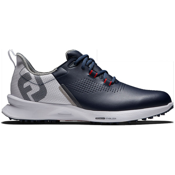 FootJoy Fuel Waterproof Spikeless Shoes - Navy/White/Red