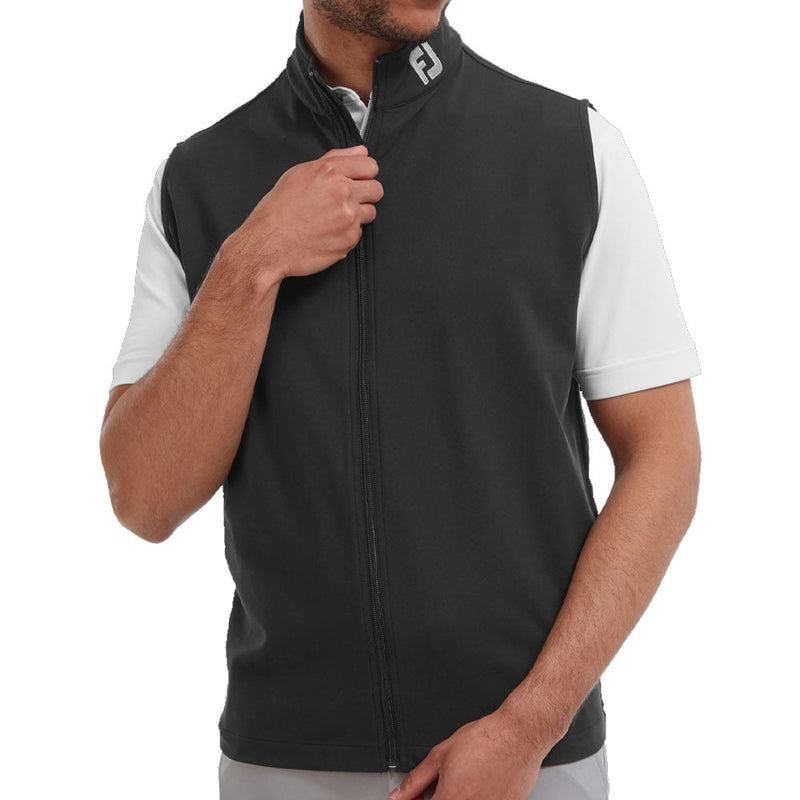 FootJoy Full-Zip Knit Vest - Black