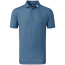 FootJoy Half Moon Geo Polo Shirt - Navy/True Blue/White/Almond