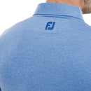 FootJoy Heather Self Collar Polo Shirt - Cobalt
