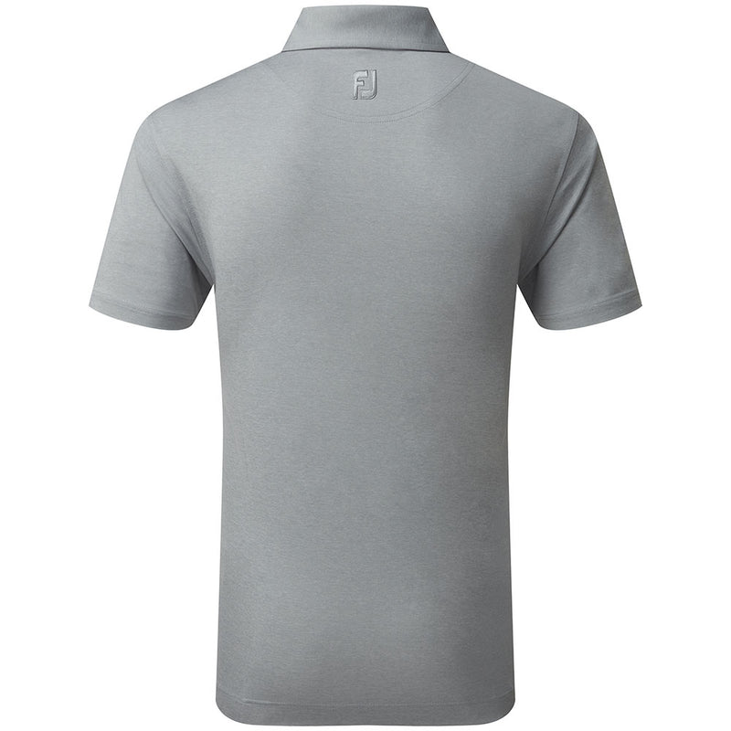 FootJoy Heather Self Collar Polo Shirt - Grey