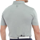 FootJoy Heather Self Collar Polo Shirt - Grey