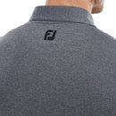 FootJoy Heather Self Collar Polo Shirt - Navy