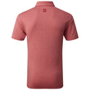 FootJoy Heather Self Collar Polo Shirt - Red