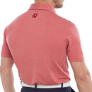 FootJoy Heather Self Collar Polo Shirt - Red