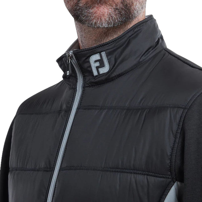 FootJoy FJ Hybrid Padded Jacket Black Grey