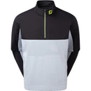 FootJoy HydroKnit 1/2 Zip Waterproof Jacket - Black/Grey/Lime