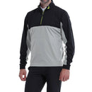FootJoy HydroKnit 1/2 Zip Waterproof Jacket - Black/Grey/Lime