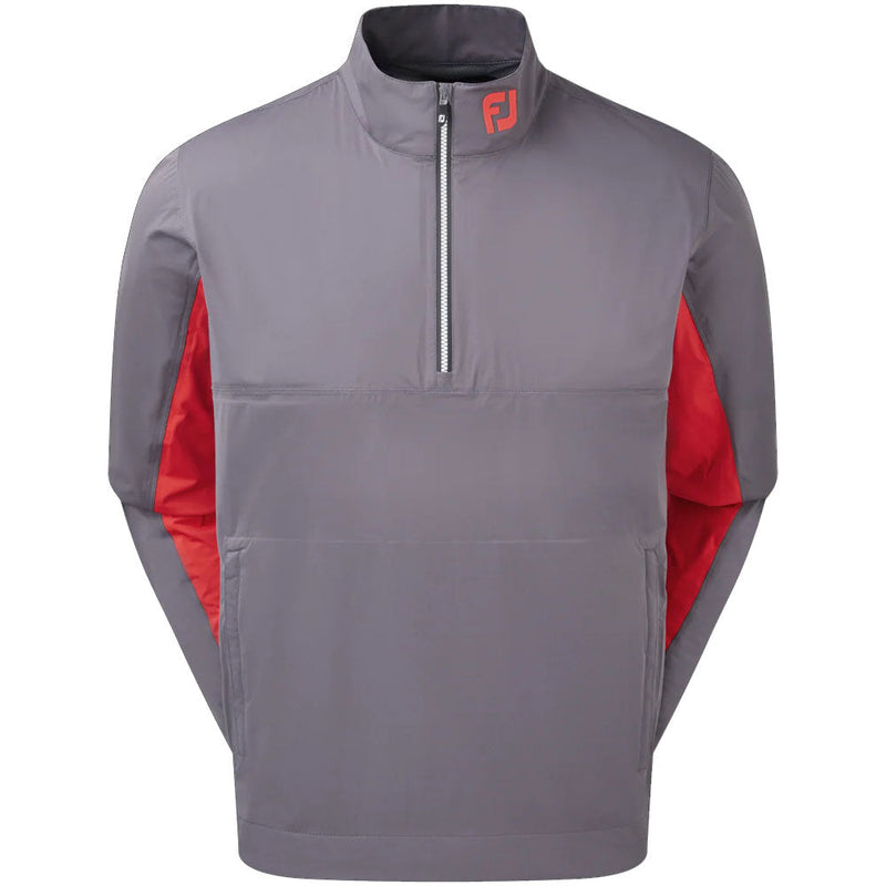 FootJoy HydroKnit 1/2 Zip/HydroTour Waterproof Suit - Charcoal/Red/White + Black