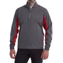 FootJoy HydroKnit 1/2 Zip Waterproof Jacket - Charcoal/Red/White