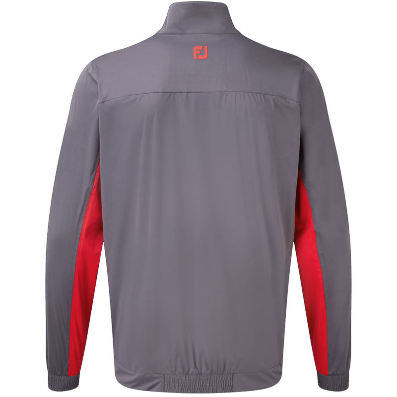 FootJoy HydroKnit 1/2 Zip/HydroTour Waterproof Suit - Charcoal/Red/White + Black