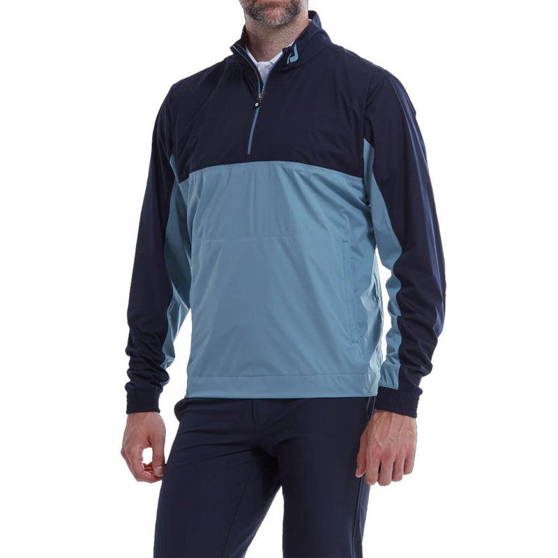 FootJoy HydroKnit 1/2 Zip Waterproof Jacket - Navy/Denim