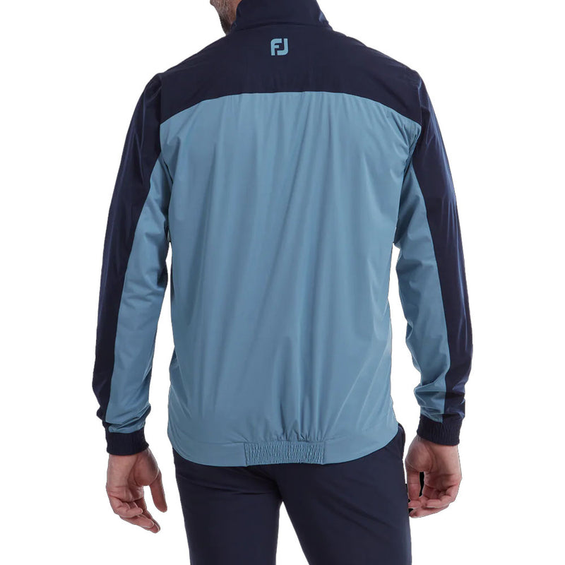 FootJoy HydroKnit 1/2 Zip Waterproof Jacket - Navy/Denim