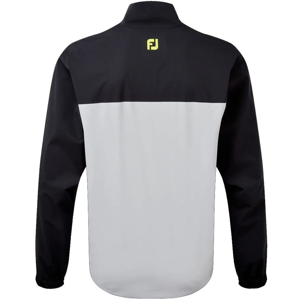 Footjoy HydroLite Waterproof Golf Jacket - Black/Grey/Lime Footjoy HydroLite Waterproof Golf Jacket - Black/Grey/Lime