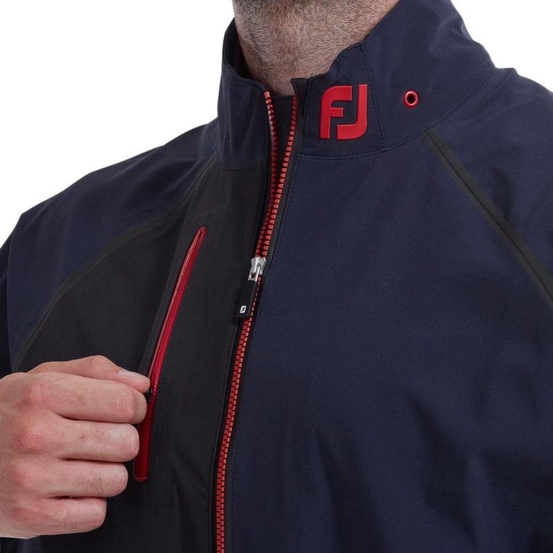 FootJoy HydroTour Waterproof Jacket - Navy/Black/Red