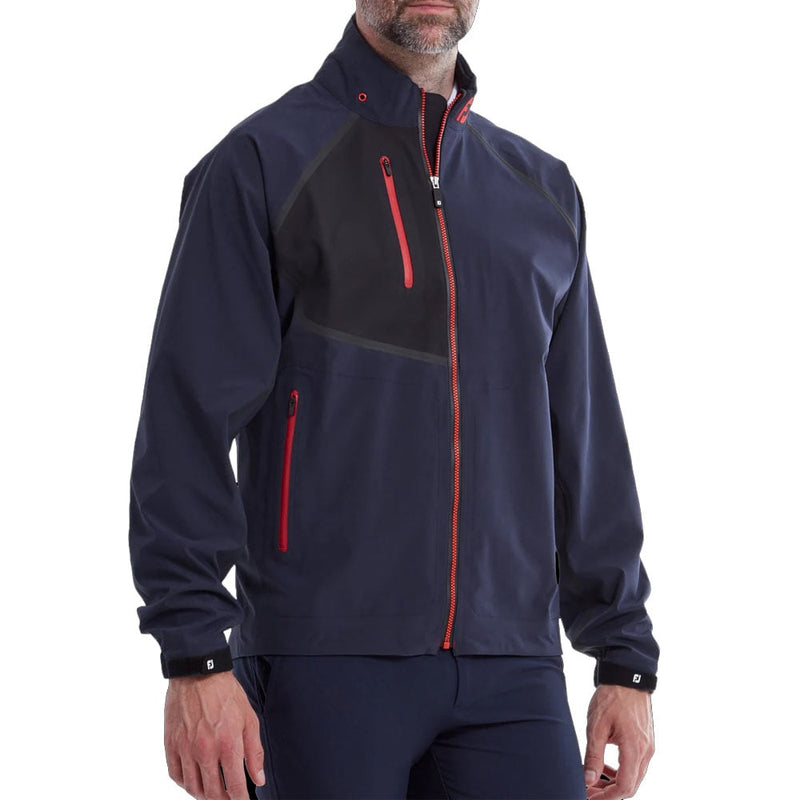 FootJoy HydroTour Waterproof Jacket - Navy/Black/Red