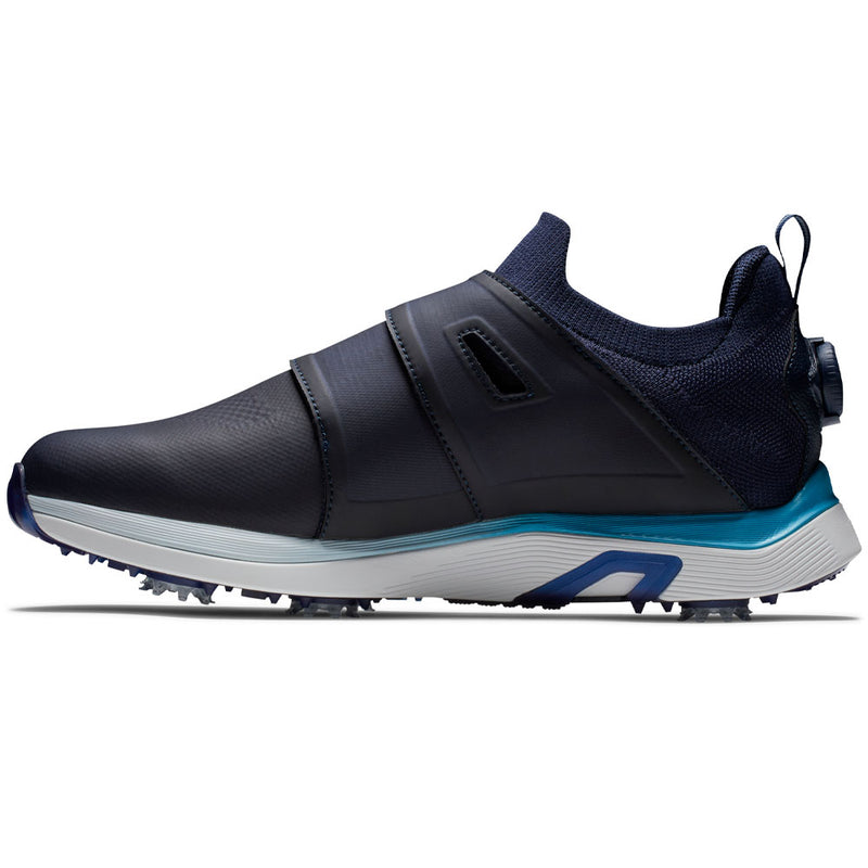 FootJoy Hyperflex BOA Spiked Waterproof Shoes - Navy/Blue/White
