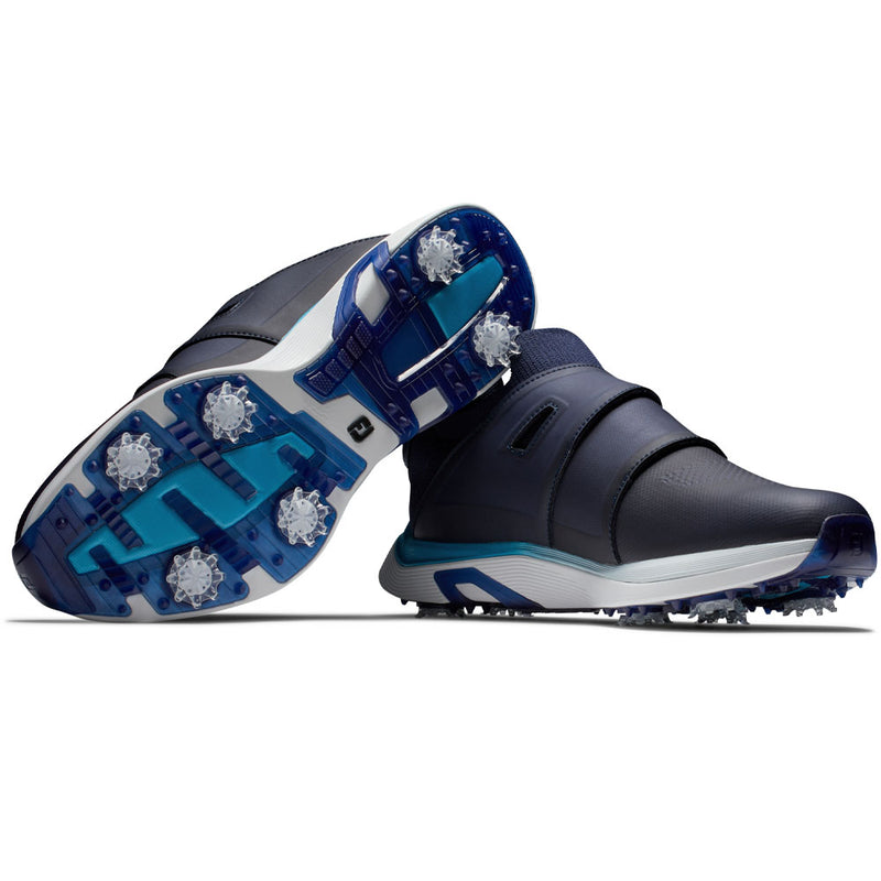 FootJoy Hyperflex BOA Waterproof Spiked Shoes - Navy/Blue/White