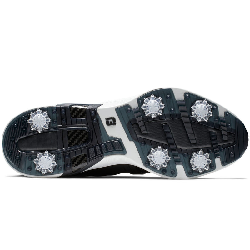 FootJoy Hyperflex Carbon Waterproof Spiked Shoes - Black/White/Grey