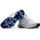 FootJoy Hyperflex Spiked Waterproof Shoes - White/Grey