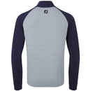 FootJoy Jacquard Chill-Out XP 1/2 Zip Pullover - Grey/Navy