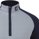 FootJoy Jacquard Chill-Out XP 1/2 Zip Pullover - Grey/Navy