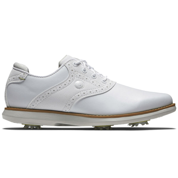 FootJoy Ladies Traditions Spiked Shoes - White