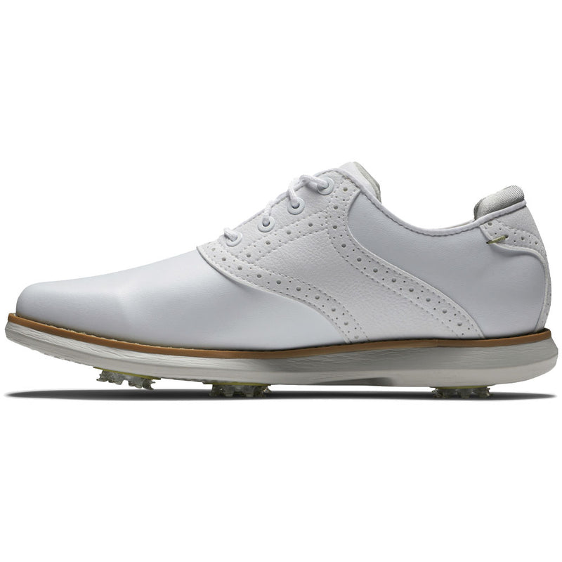 FootJoy Ladies Traditions Spiked Shoes - White