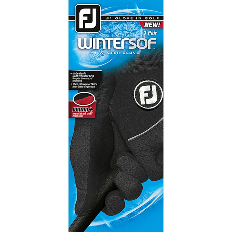 FootJoy Ladies WinterSof Golf Gloves (Pair) - Black
